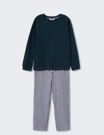 Pijama Mango Kids, bleumarin