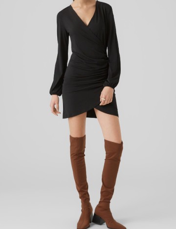 Rochie scurta Aware by Vero Moda, negru