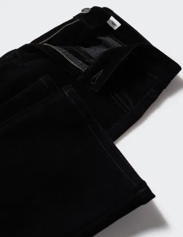 Pantaloni Mango, negru Negru