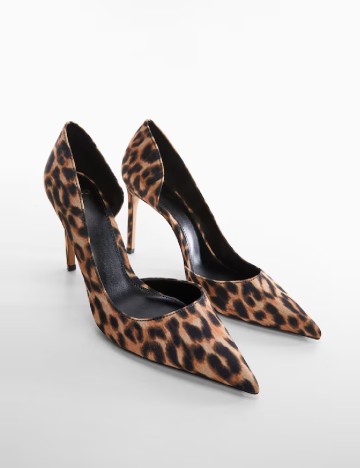 Pantofi Mango, animal print