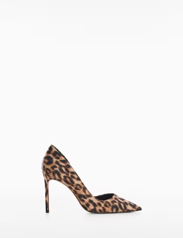 Pantofi Mango, animal print