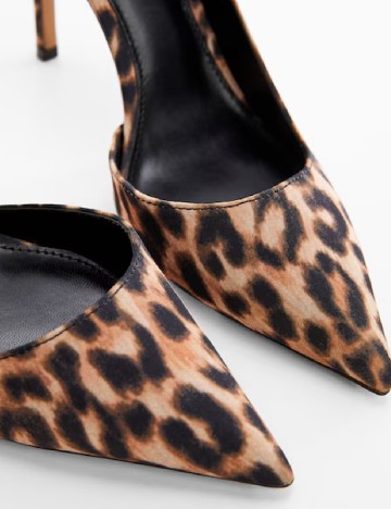 Pantofi Mango, animal print