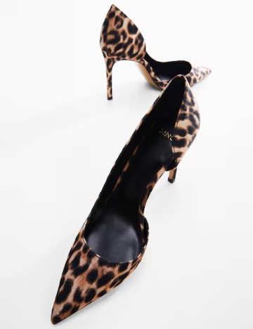 Pantofi Mango, animal print