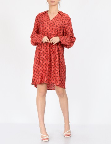 Rochie scurta Vero Moda, caramiziu