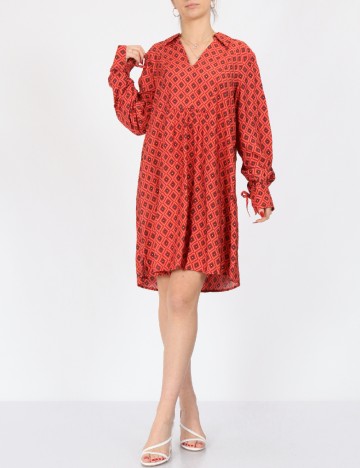 Rochie scurta Vero Moda, caramiziu