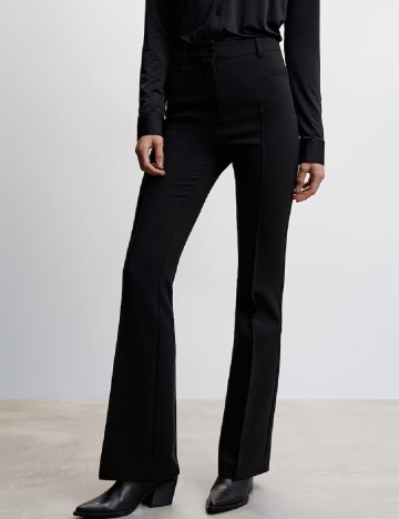 Pantaloni Mango, negru