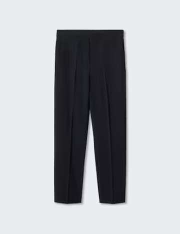 Pantaloni Mango Violeta, negru