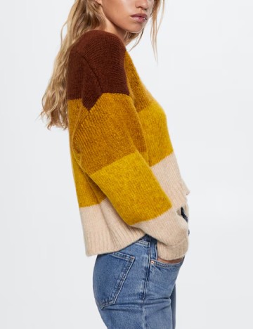 Cardigan Mango, mix culori