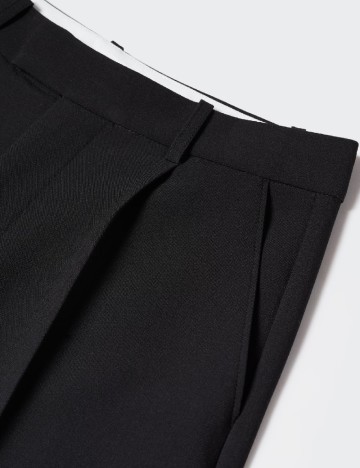 Pantaloni Mango Violeta, negru