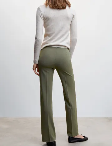 Pantaloni Mango, verde Verde