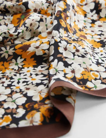 Esarfa Mango, floral Floral print