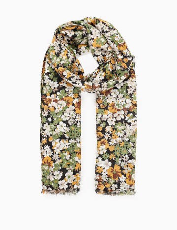 Esarfa Mango, floral print