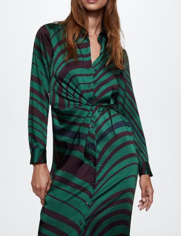 Rochie medie Mango, verde