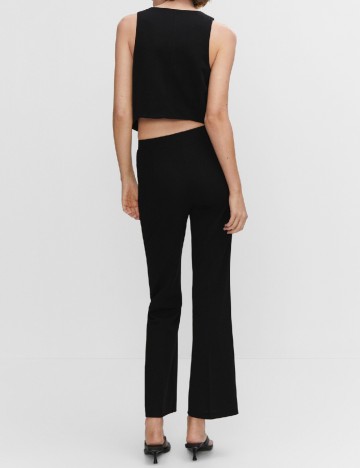 Pantaloni Mango, negru