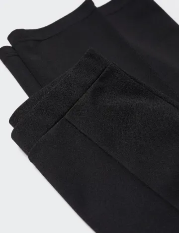 Pantaloni Mango, negru Negru