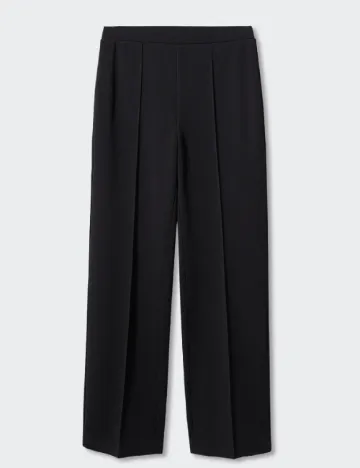 Pantaloni Mango, negru Negru