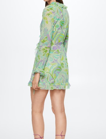 Rochie scurta Mango, verde