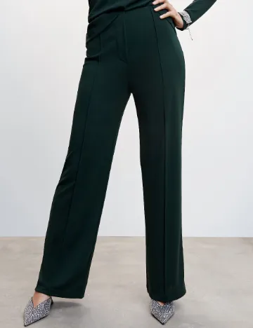 Pantaloni Mango, verde Verde