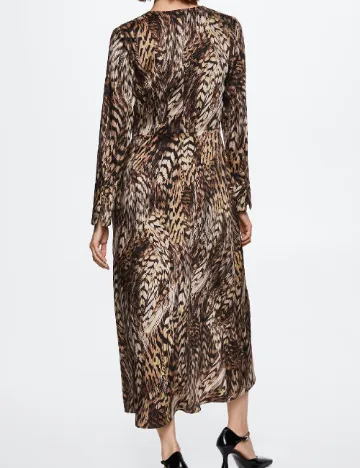 Rochie medie Mango, animal print Animal print