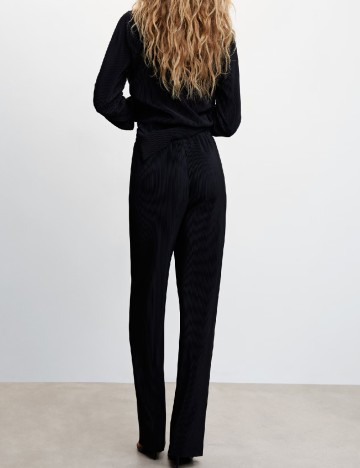 Pantaloni Mango, negru