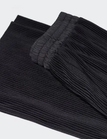 Pantaloni Mango, negru Negru