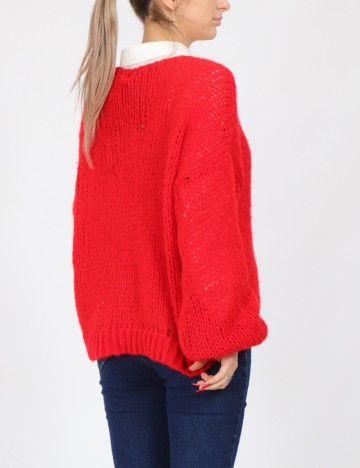 Cardigan Vero Moda, rosu