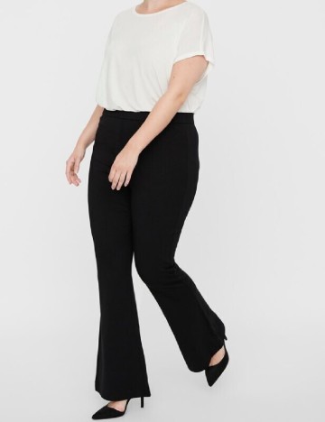 Pantaloni Vero Moda Curve, negru