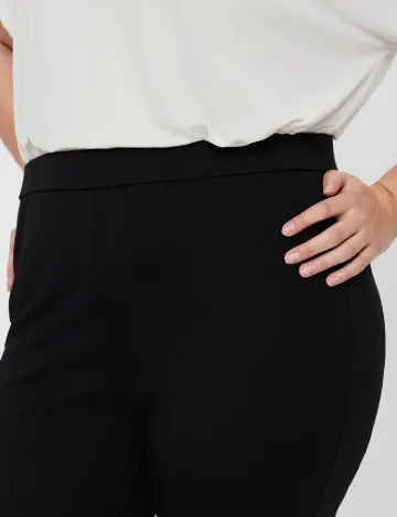 Pantaloni Vero Moda Curve, negru Negru