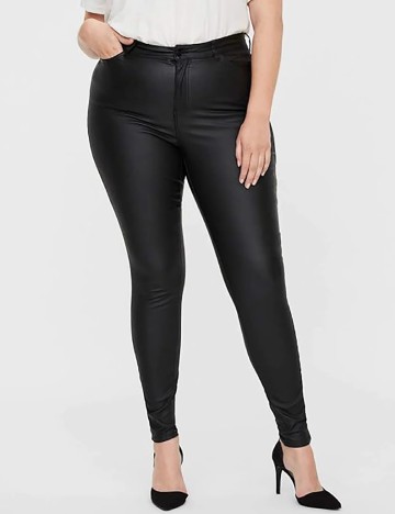 Pantaloni Vero Moda Curve, negru