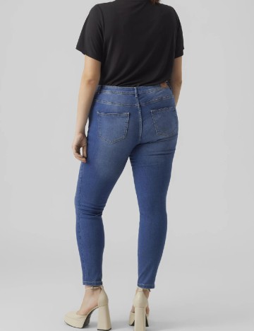 Blugi Vero Moda Curve, albastru