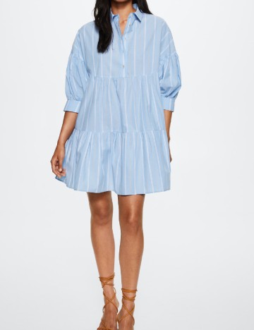 Rochie scurta Mango, bleu