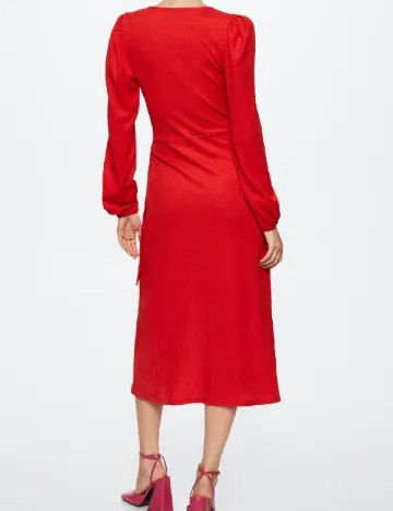 Rochie medie Mango, rosu Rosu