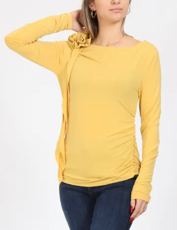 Bluza Only, galben Galben