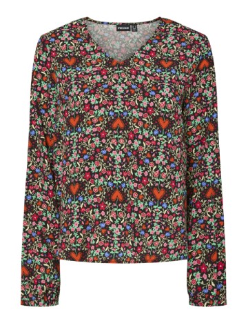 Bluza Pieces, floral print