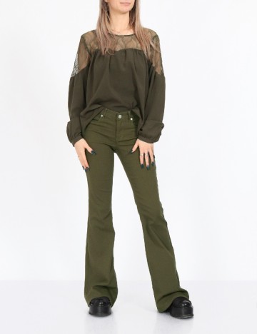 Pantaloni Only, verde