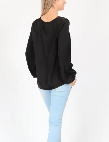 Bluza Jacqueline de Yong, negru Negru