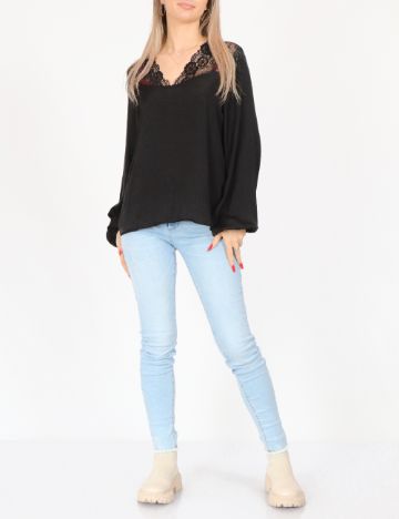 Bluza Jacqueline de Yong, negru