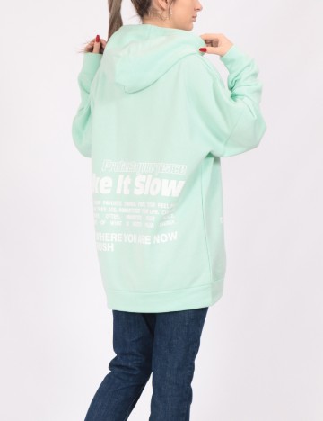 Hanorac Oversize Noisy May, verde