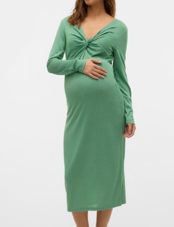 Rochie medie Mamalicious, verde