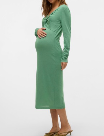 Rochie medie Mamalicious, verde