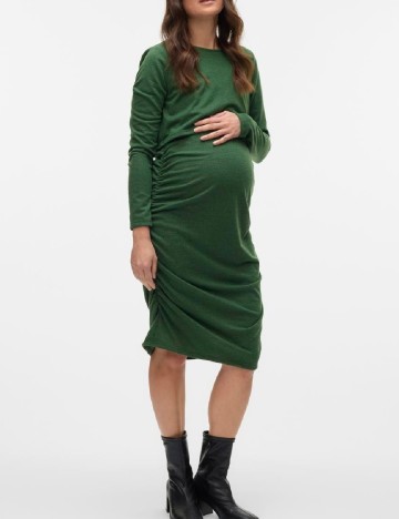 Rochie medie Mamalicious, verde