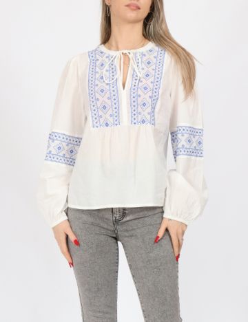 Bluza Jacqueline de Yong, alb