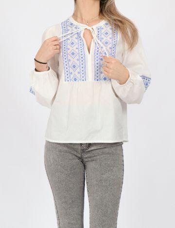 Bluza Jacqueline de Yong, alb