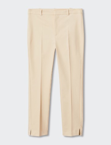 Pantaloni Mango, crem