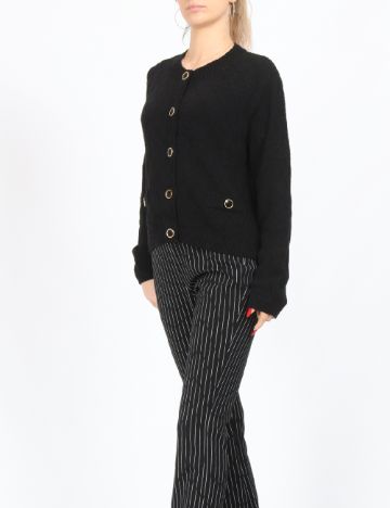 Cardigan Jacqueline de Yong, negru