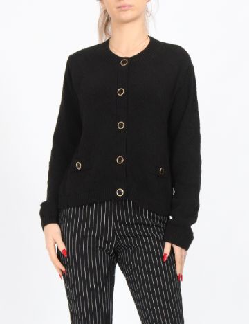 Cardigan Jacqueline de Yong, negru