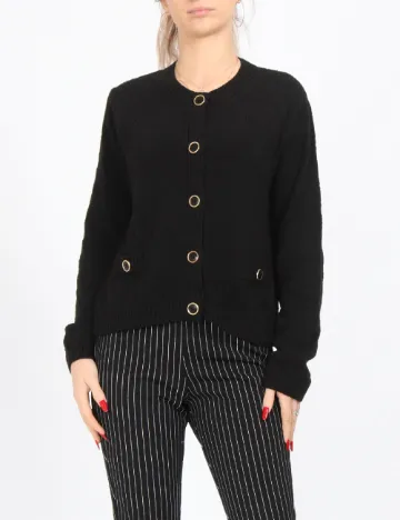 Cardigan Jacqueline de Yong, negru Negru