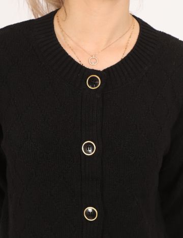 Cardigan Jacqueline de Yong, negru