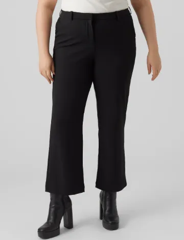 Pantaloni Vero Moda Curve, negru Negru