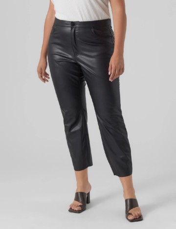 Pantaloni Vero Moda Curve, negru